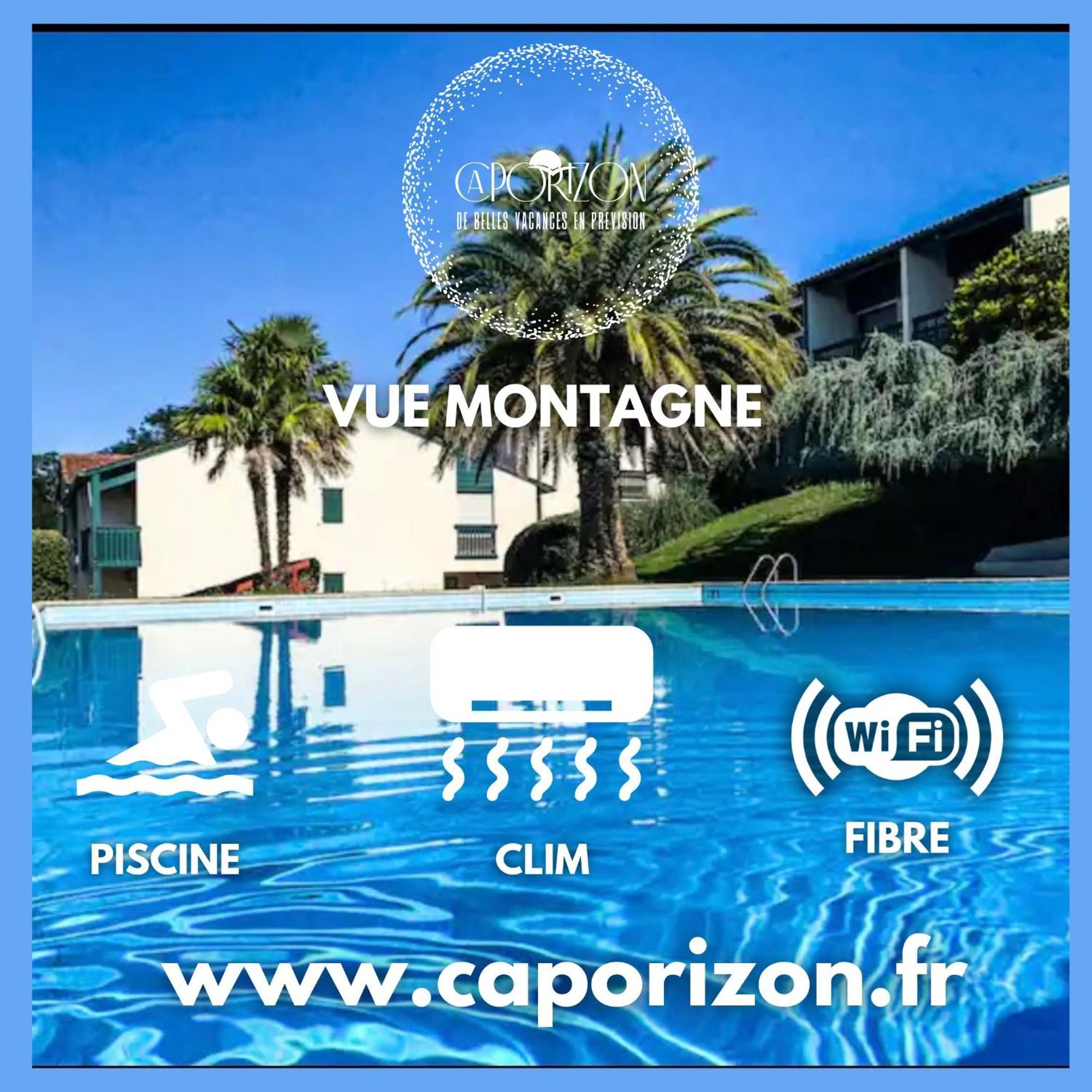 圣让－德吕兹Caporizon-Baillenia-T1 Vue Montagne - Piscine St Jean De Luz公寓 外观 照片